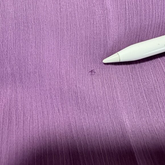 David's Bridal style F15633 long crinkle chiffon dress twist front lavender 20 - Picture 11 of 13